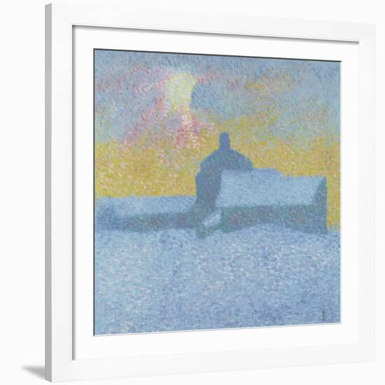 Winter Fog (Winter in Maloj)-Giovanni Giacometti-Framed Giclee Print