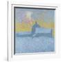 Winter Fog (Winter in Maloj)-Giovanni Giacometti-Framed Giclee Print