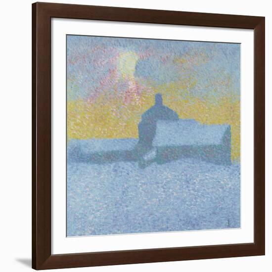 Winter Fog (Winter in Maloj)-Giovanni Giacometti-Framed Giclee Print