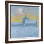 Winter Fog (Winter in Maloj)-Giovanni Giacometti-Framed Giclee Print