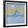 Winter Fog (Winter in Maloj)-Giovanni Giacometti-Framed Giclee Print