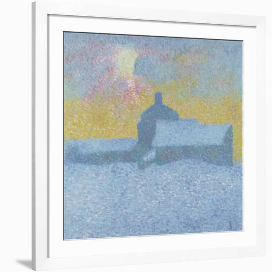 Winter Fog (Winter in Maloj)-Giovanni Giacometti-Framed Giclee Print