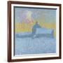 Winter Fog (Winter in Maloj)-Giovanni Giacometti-Framed Giclee Print