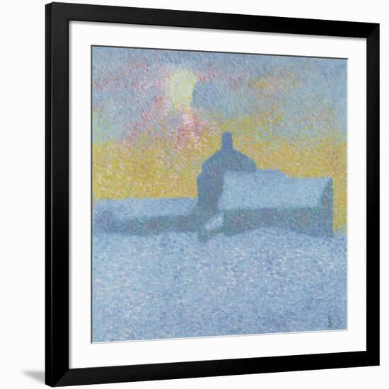 Winter Fog (Winter in Maloj)-Giovanni Giacometti-Framed Giclee Print