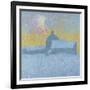 Winter Fog (Winter in Maloj)-Giovanni Giacometti-Framed Giclee Print