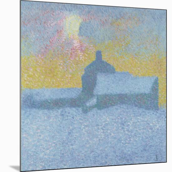 Winter Fog (Winter in Maloj)-Giovanni Giacometti-Mounted Giclee Print