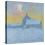 Winter Fog (Winter in Maloj)-Giovanni Giacometti-Stretched Canvas