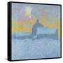 Winter Fog (Winter in Maloj)-Giovanni Giacometti-Framed Stretched Canvas