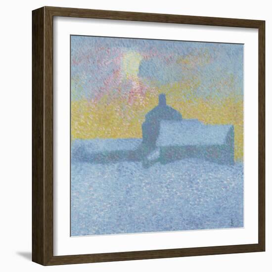 Winter Fog (Winter in Maloj)-Giovanni Giacometti-Framed Giclee Print