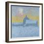 Winter Fog (Winter in Maloj)-Giovanni Giacometti-Framed Giclee Print