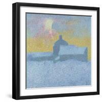 Winter Fog (Winter in Maloj)-Giovanni Giacometti-Framed Giclee Print