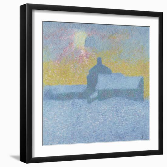 Winter Fog (Winter in Maloj)-Giovanni Giacometti-Framed Giclee Print