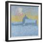 Winter Fog (Winter in Maloj)-Giovanni Giacometti-Framed Giclee Print