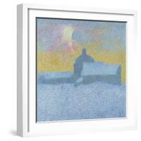 Winter Fog (Winter in Maloj)-Giovanni Giacometti-Framed Giclee Print