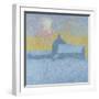 Winter Fog (Winter in Maloj)-Giovanni Giacometti-Framed Giclee Print