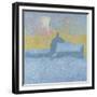 Winter Fog (Winter in Maloj)-Giovanni Giacometti-Framed Giclee Print