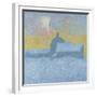 Winter Fog (Winter in Maloj)-Giovanni Giacometti-Framed Giclee Print