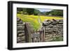 Winter Food for Stock Sign on Gate in Meadow at Muker-Mark Sunderland-Framed Photographic Print