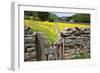 Winter Food for Stock Sign on Gate in Meadow at Muker-Mark Sunderland-Framed Photographic Print