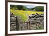 Winter Food for Stock Sign on Gate in Meadow at Muker-Mark Sunderland-Framed Photographic Print