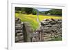 Winter Food for Stock Sign on Gate in Meadow at Muker-Mark Sunderland-Framed Photographic Print