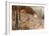 Winter Forest in a Rays of Evening Sun, 1902-Juli Julievich Klever-Framed Giclee Print