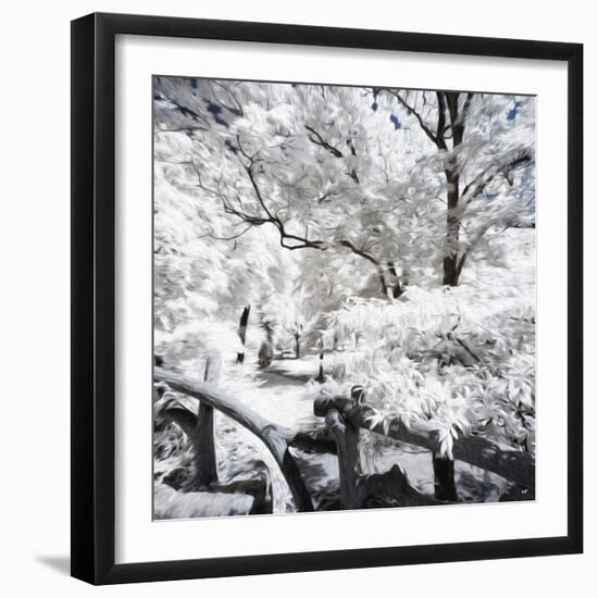 Winter Forest - In the Style of Oil Painting-Philippe Hugonnard-Framed Giclee Print