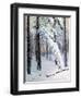 Winter Forest-Konstantin Yakovlevich Kryzhitsky-Framed Giclee Print