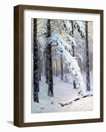 Winter Forest-Konstantin Yakovlevich Kryzhitsky-Framed Giclee Print