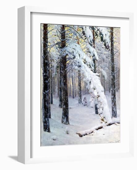 Winter Forest-Konstantin Yakovlevich Kryzhitsky-Framed Giclee Print