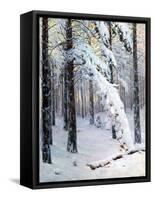 Winter Forest-Konstantin Yakovlevich Kryzhitsky-Framed Stretched Canvas