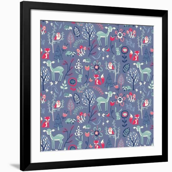 Winter Forest-null-Framed Giclee Print