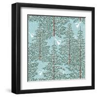 Winter Forest-Milovelen-Framed Art Print