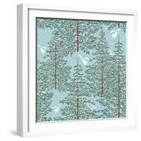 Winter Forest-Milovelen-Framed Art Print