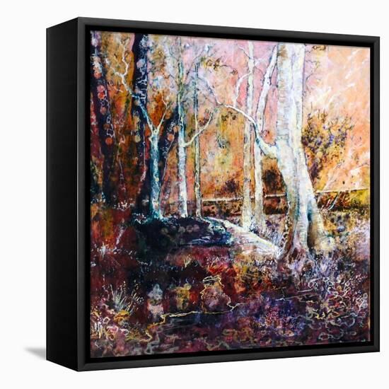 Winter forest-Mary Smith-Framed Stretched Canvas