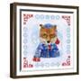 Winter Fox-Fiona Stokes-Gilbert-Framed Giclee Print