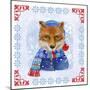 Winter Fox-Fiona Stokes-Gilbert-Mounted Giclee Print