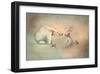 Winter friends-Claire Westwood-Framed Art Print