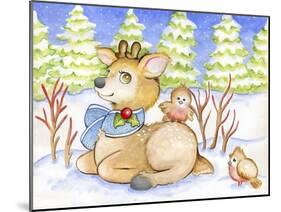 Winter Friends-Valarie Wade-Mounted Giclee Print