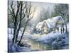 Winter Frolic-Nicky Boehme-Stretched Canvas