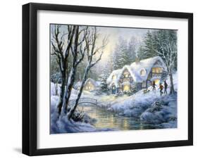 Winter Frolic-Nicky Boehme-Framed Giclee Print