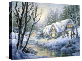 Winter Frolic-Nicky Boehme-Stretched Canvas