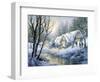 Winter Frolic-Nicky Boehme-Framed Giclee Print