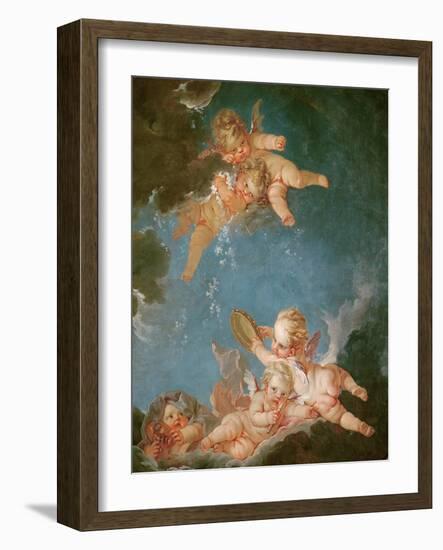 Winter, from a Series of the Four Seasons in the Salle du Conseil-Francois Boucher-Framed Giclee Print