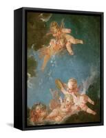 Winter, from a Series of the Four Seasons in the Salle du Conseil-Francois Boucher-Framed Stretched Canvas