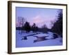 Winter from Bridge on Lee-Hook Road, Wild and Scenic River, New Hampshire, USA-Jerry & Marcy Monkman-Framed Photographic Print