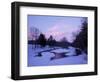 Winter from Bridge on Lee-Hook Road, Wild and Scenic River, New Hampshire, USA-Jerry & Marcy Monkman-Framed Photographic Print