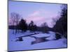 Winter from Bridge on Lee-Hook Road, Wild and Scenic River, New Hampshire, USA-Jerry & Marcy Monkman-Mounted Photographic Print