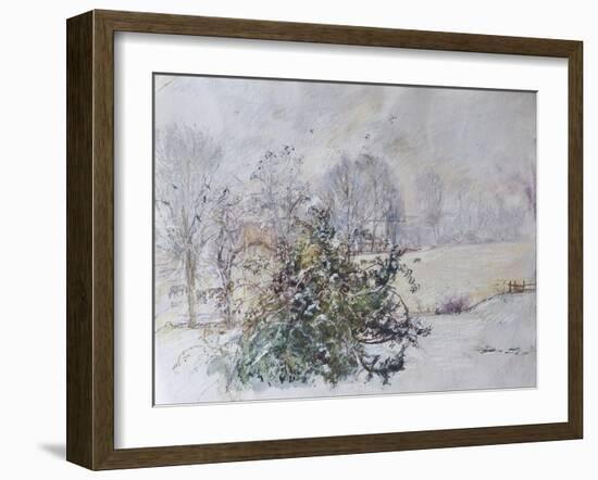 Winter from Our Window, 2009-Caroline Hervey-Bathurst-Framed Giclee Print