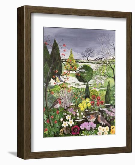 Winter from the Four Seasons (One of a Set of Four)-Hilary Jones-Framed Giclee Print